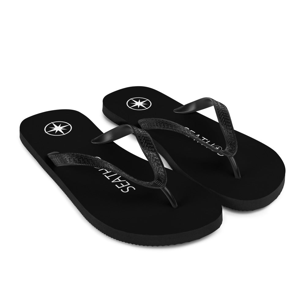 Seathos Basic Flip-Flops- Black