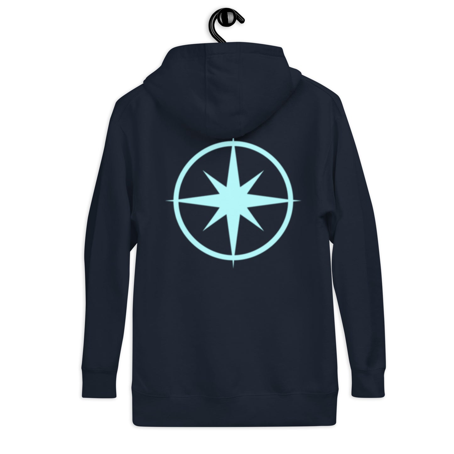 Seathos Men’s Logo Hoodie- Navy/Lt Blue