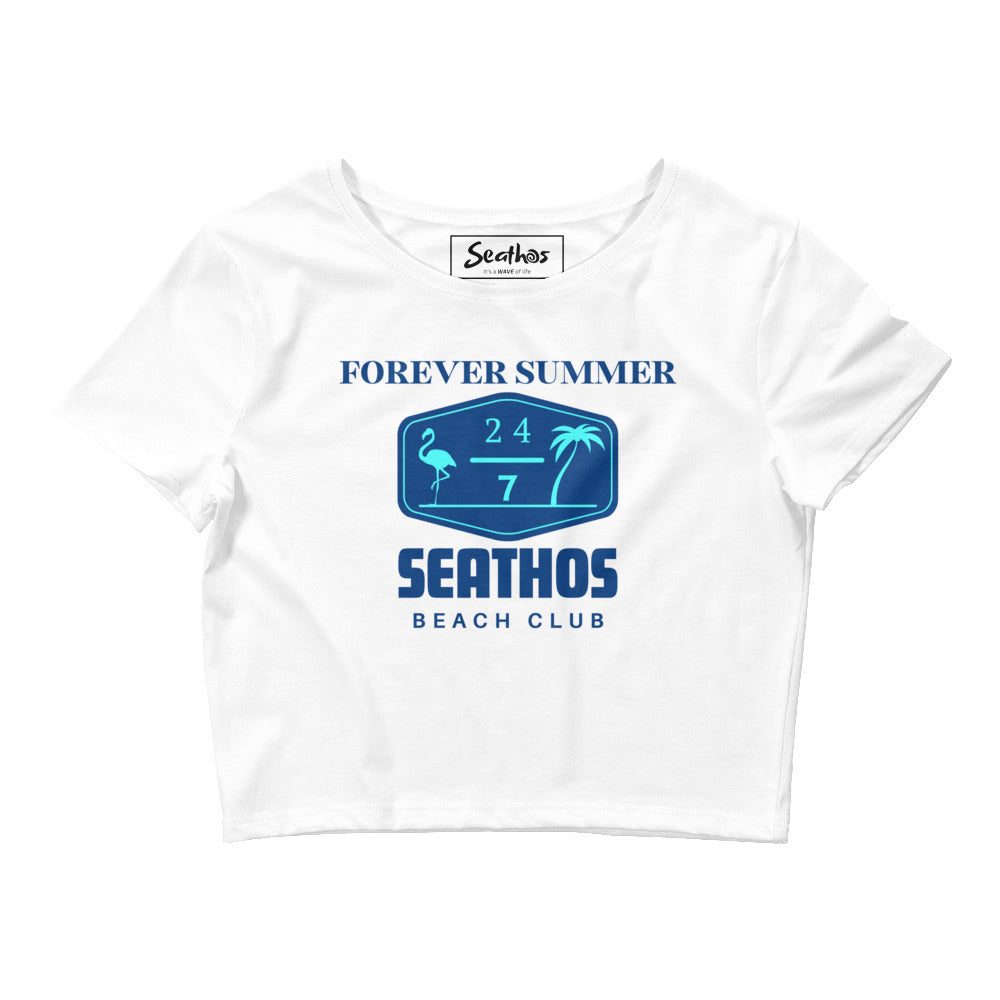 Seathos Women’s Forever Summer Crop top t-shirt